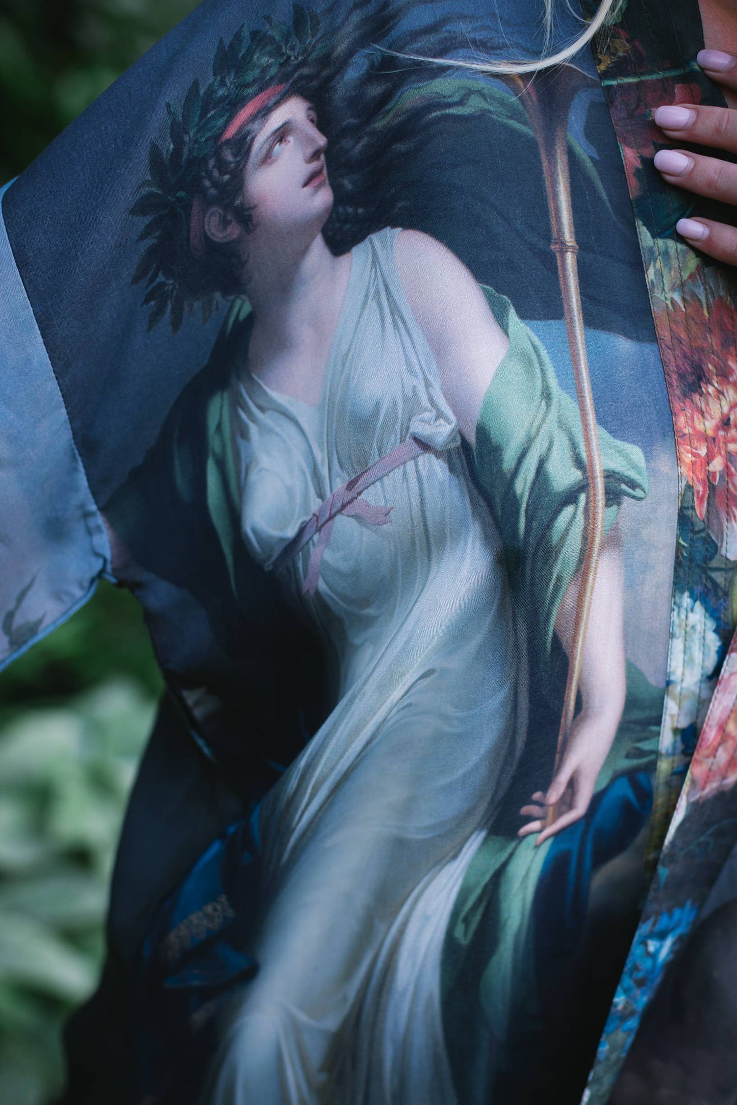 Reverie Matinée Duster Kimono w/ Muses and Swan
