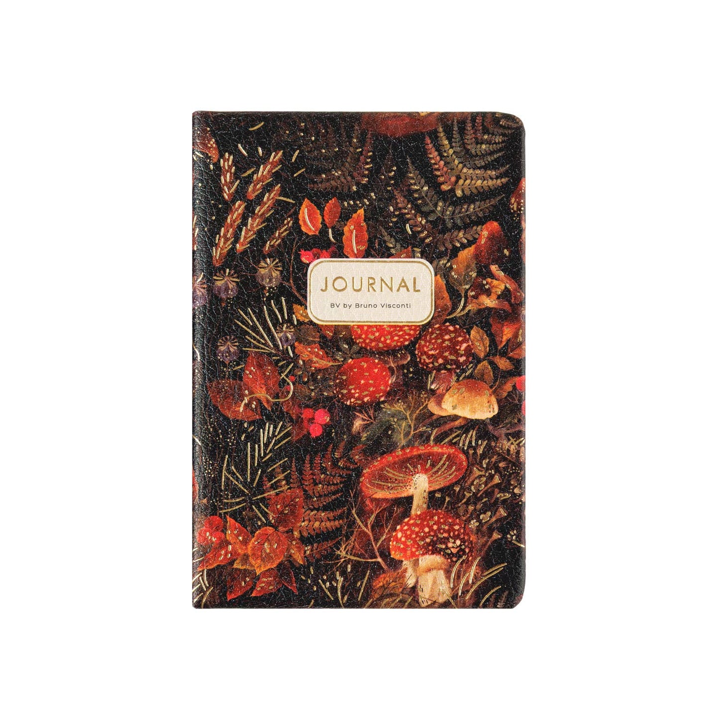Forest Mushrooms Vegan Leather Pocket Planner