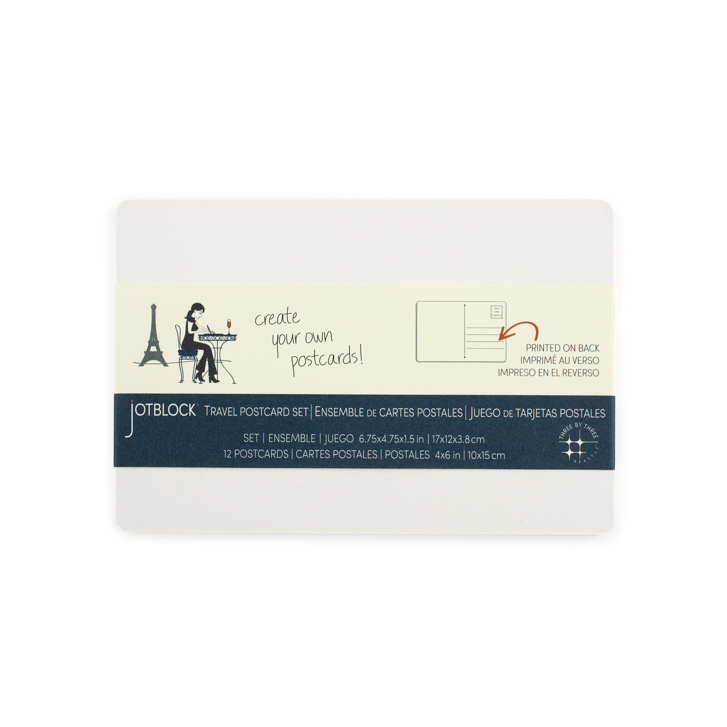 Travel Postcard Watercolor Paint Set Refill