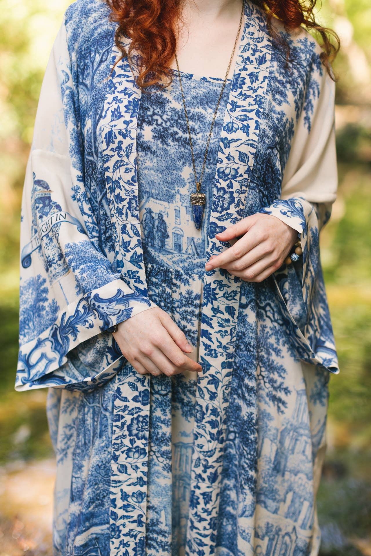 Let The Light In Opera Duster Kimono