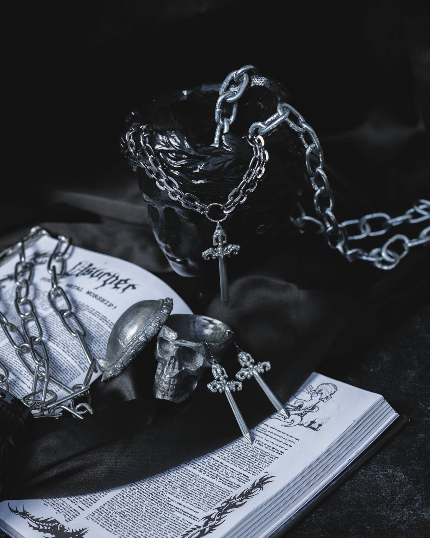 Woe Sword Earrings by The Pretty Cult