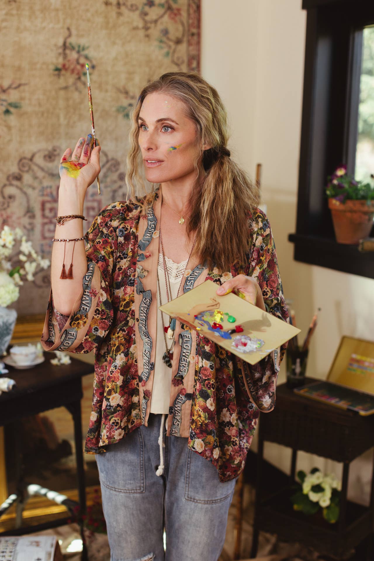 Art of Life Pixie Duster Cropped Kimono