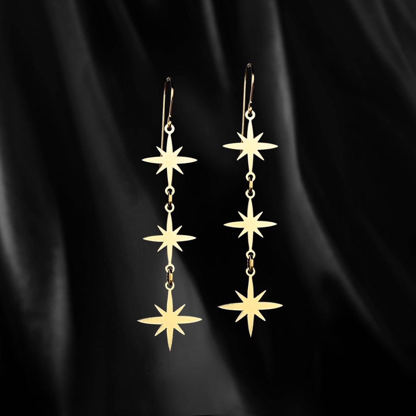 Triplum Stella Earrings by While Odin Sleeps