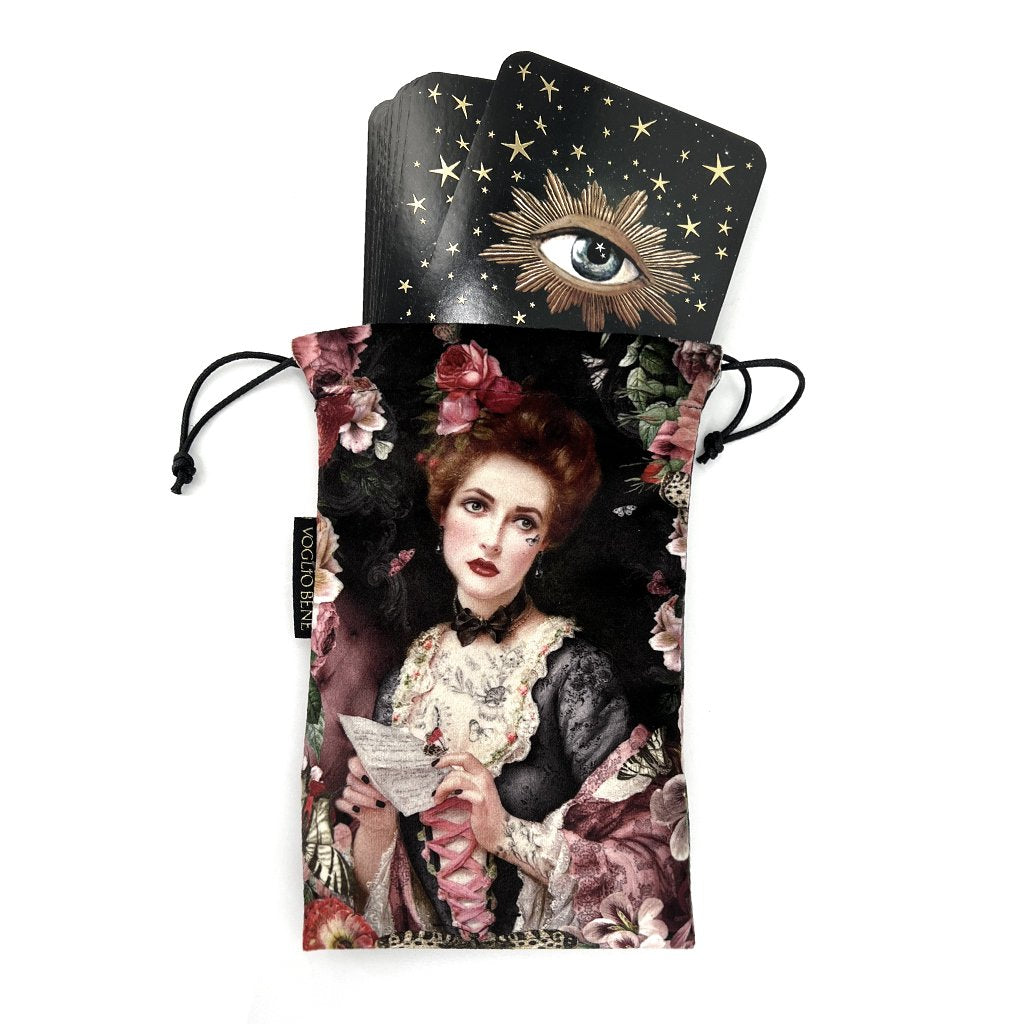 The Letter Tarot Drawstring Bag by Voglio Bene
