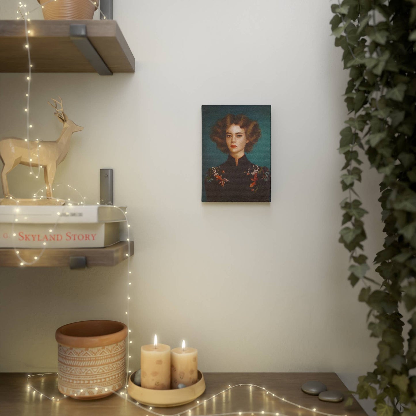 Canvas Print: Comet and Oranda by Janet Hill