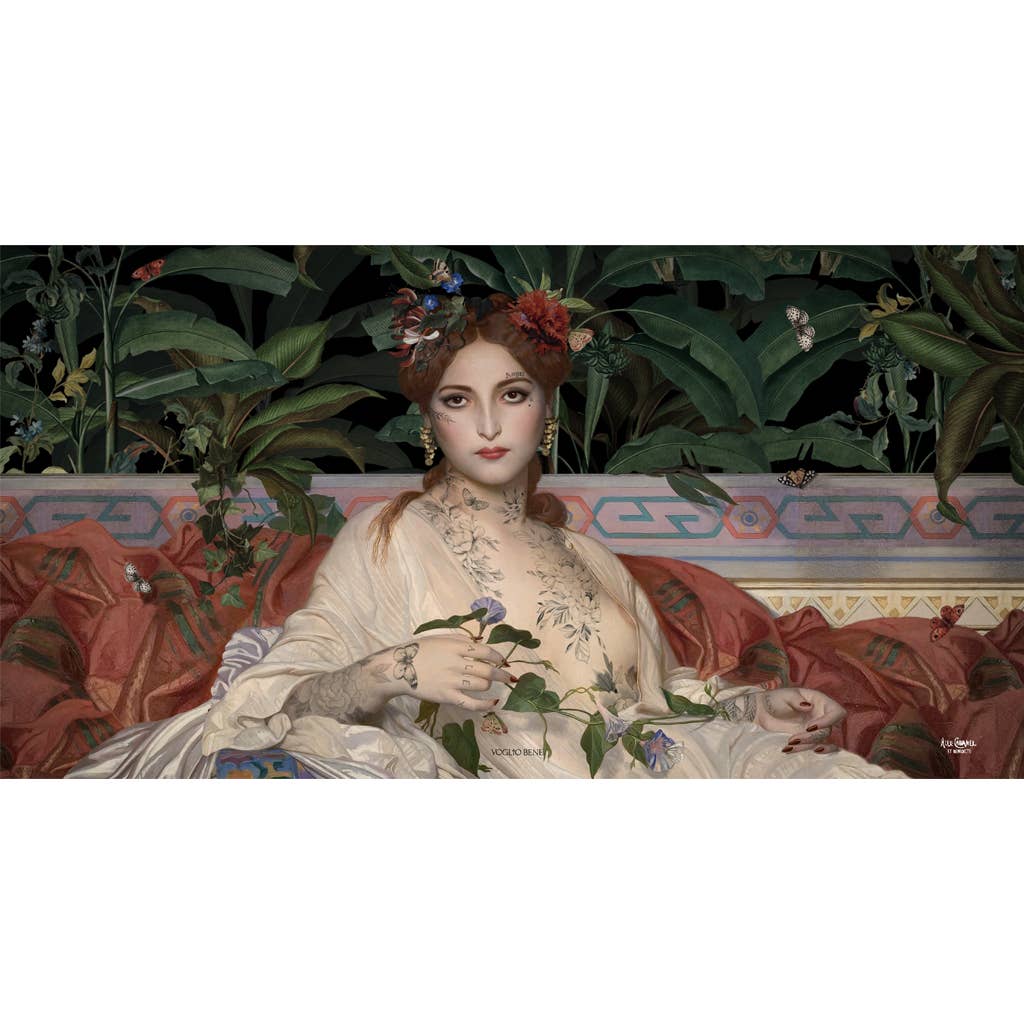 Albaydé Velvet Wall Tapestry by Voglio Bene (54x30”)