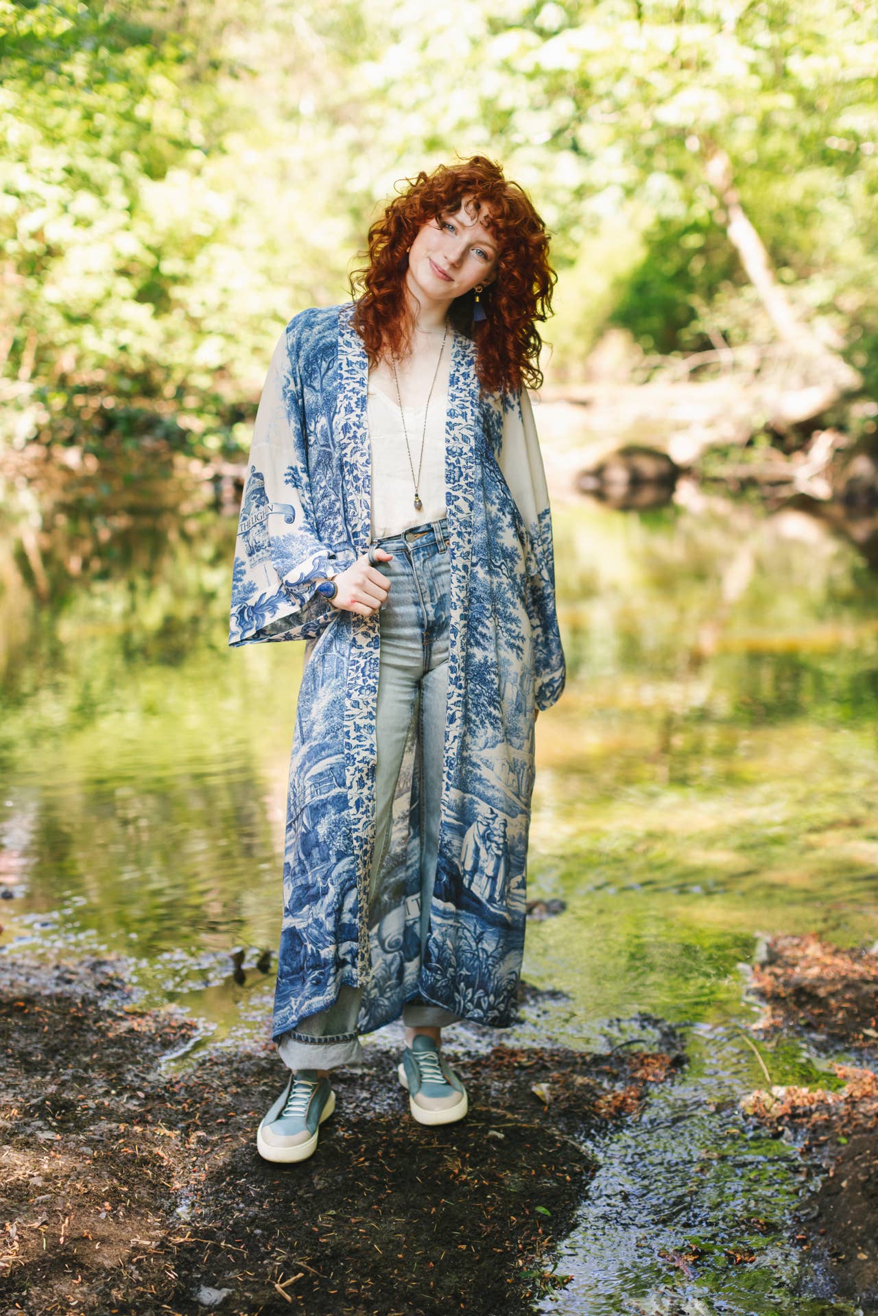 Let The Light In Opera Duster Kimono