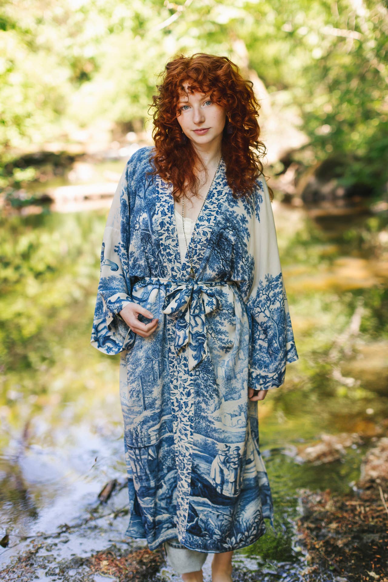 Let The Light In Opera Duster Kimono