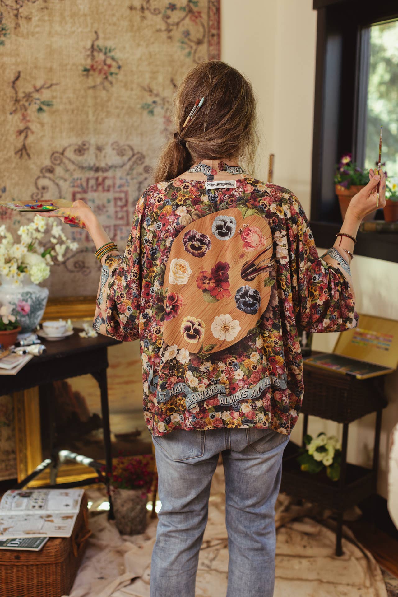 Art of Life Pixie Duster Cropped Kimono