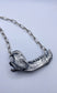 Ethically Sourced Canine Jawbone Sterling Silver Necklace by Inex Jewelry