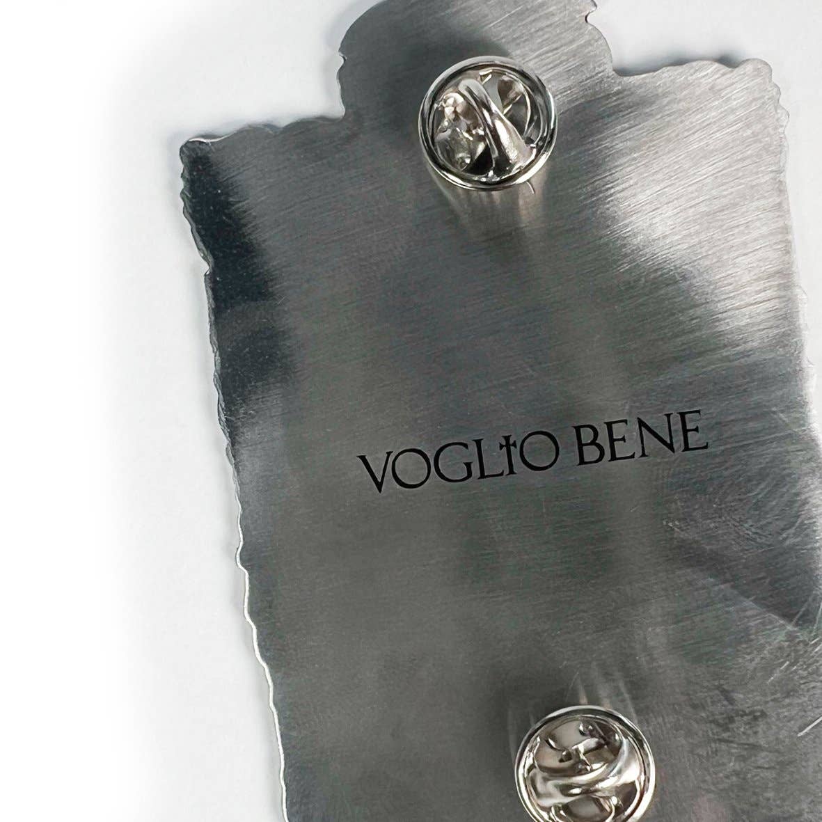 Eternite Memento Mori Skull Pin by Voglio Bene