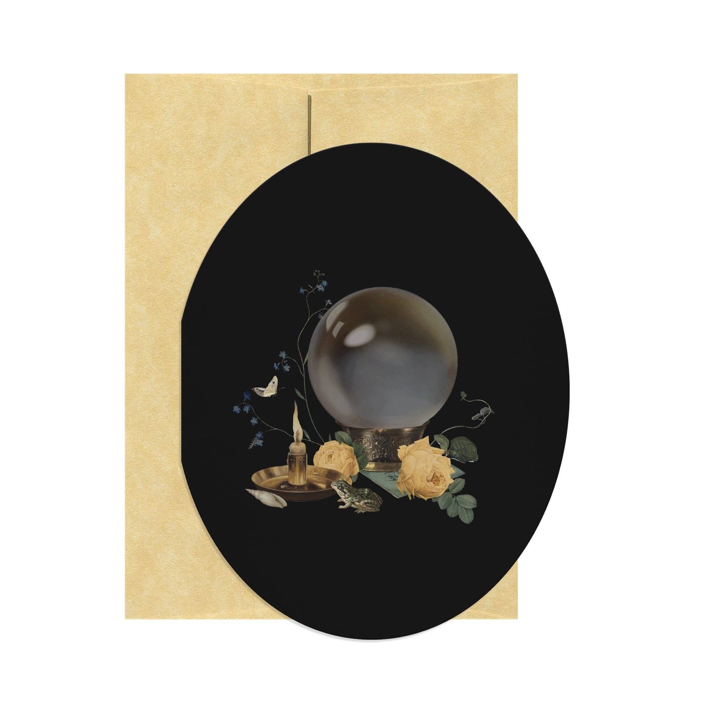 Crystal Ball Greeting Card by Open Sea