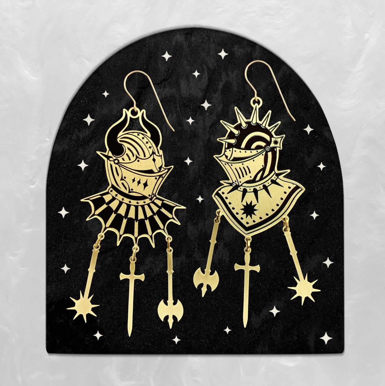To The Death Earrings by While Odin Sleeps