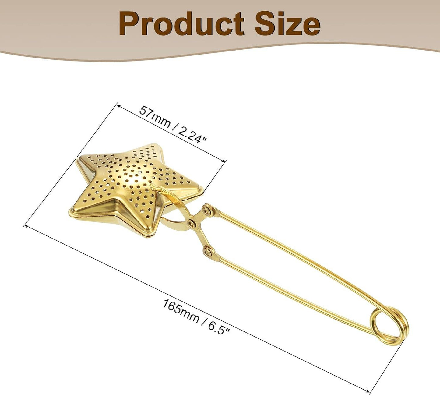 Gold Star Tea Steeper with Handle