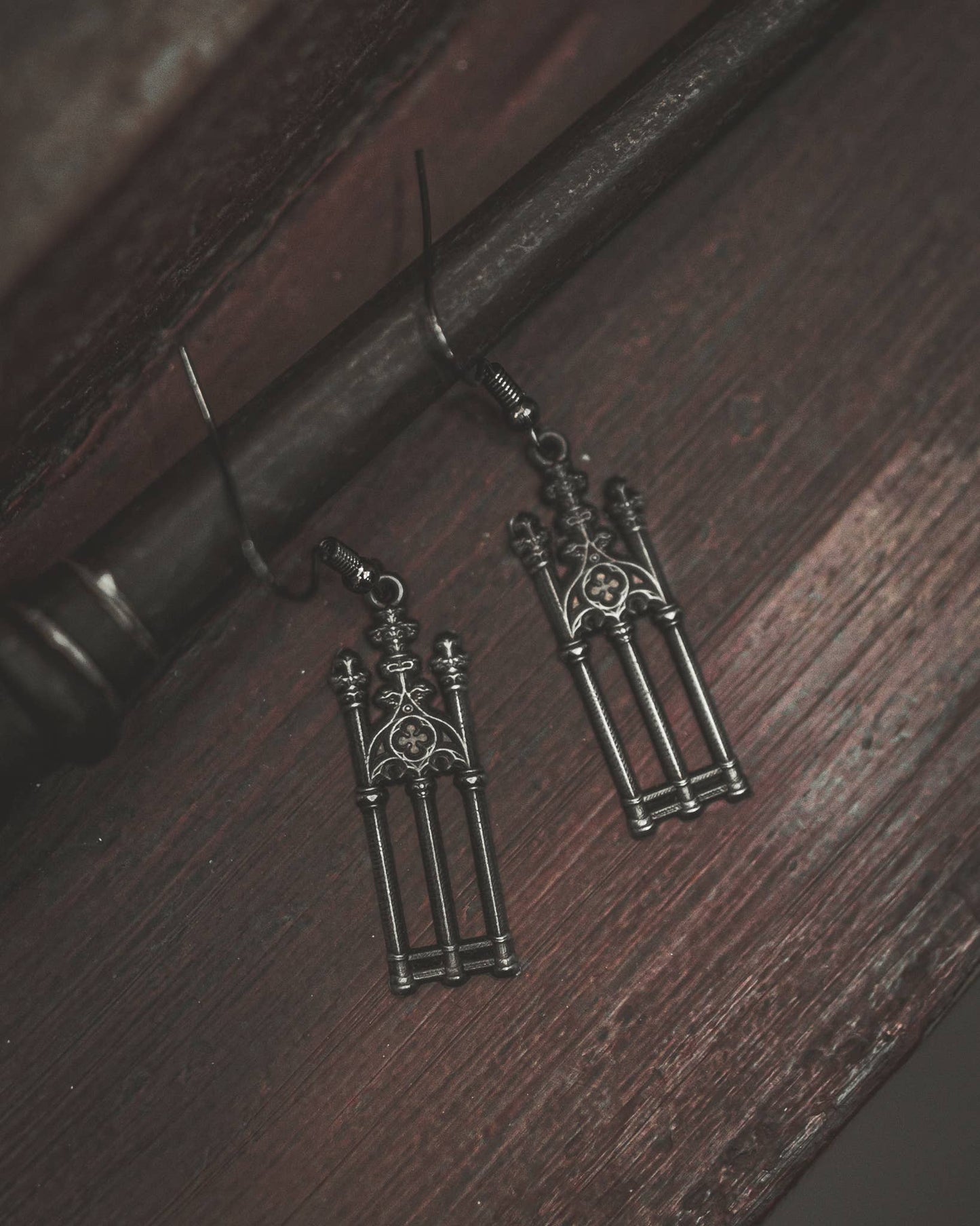 Cemetery Gates Earrings by The Pretty Cult