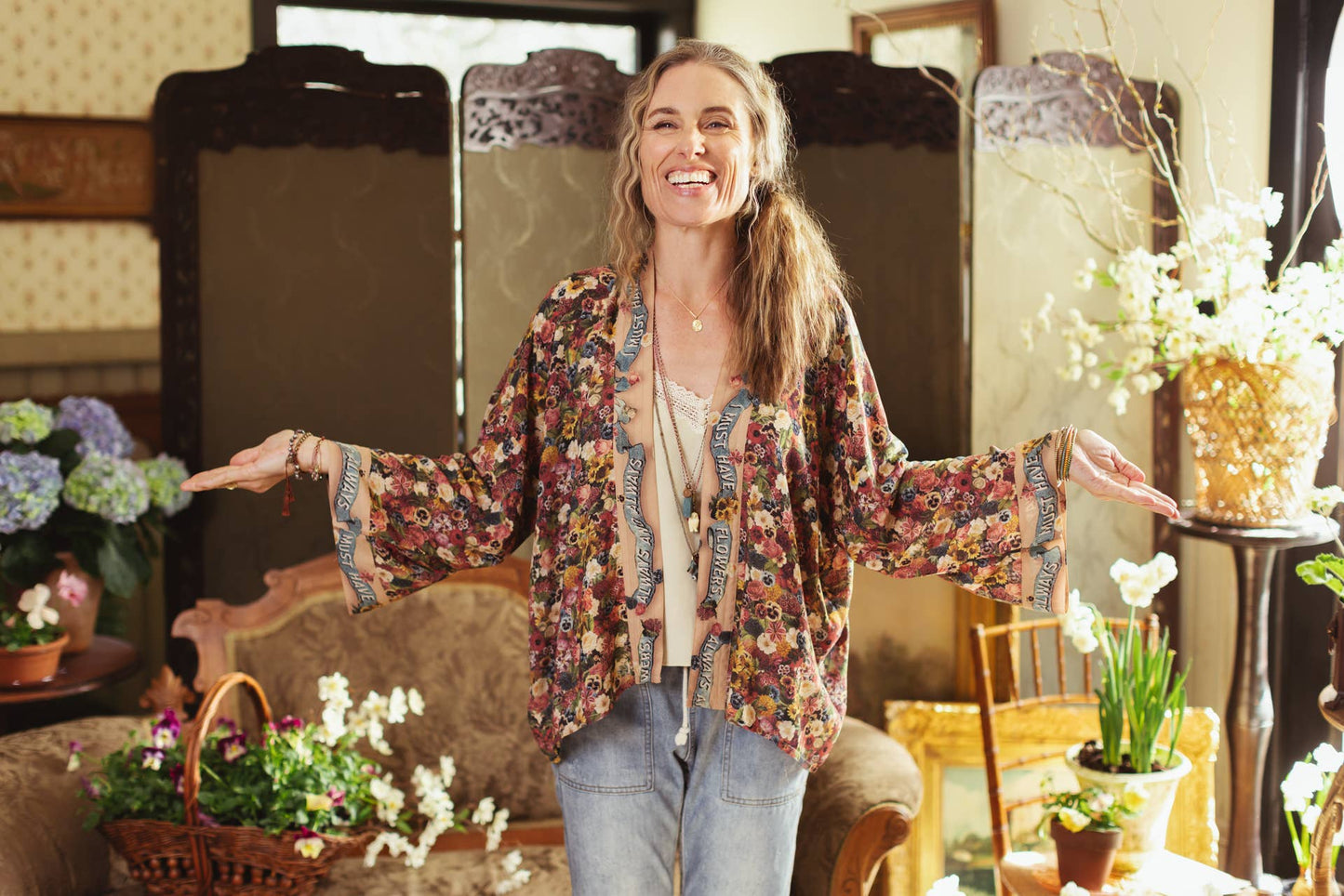 Art of Life Pixie Duster Cropped Kimono