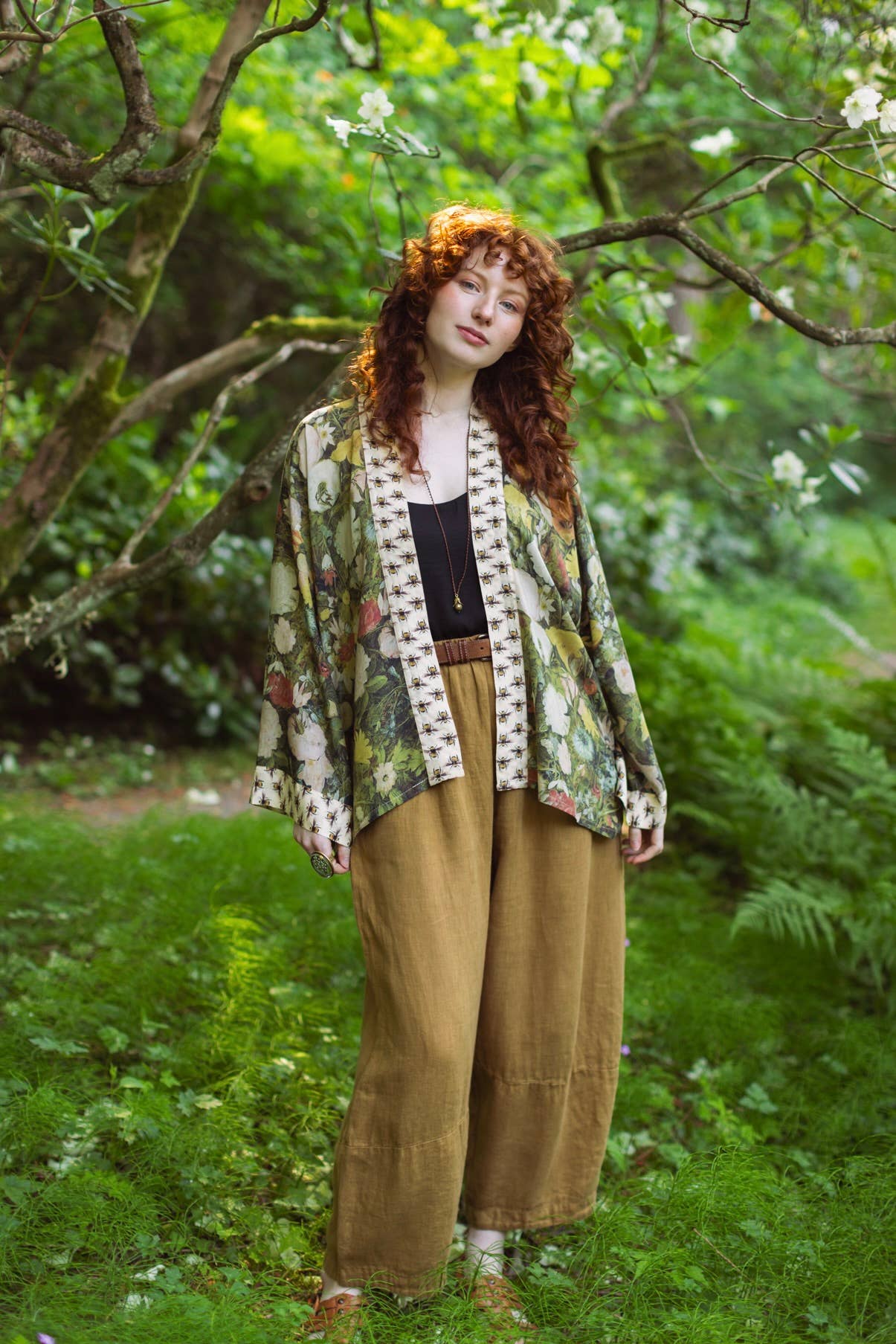 I Dream In Flowers Pixie Duster Cropped Kimono