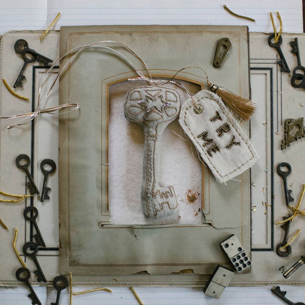 Magical Key Fabric Ornament