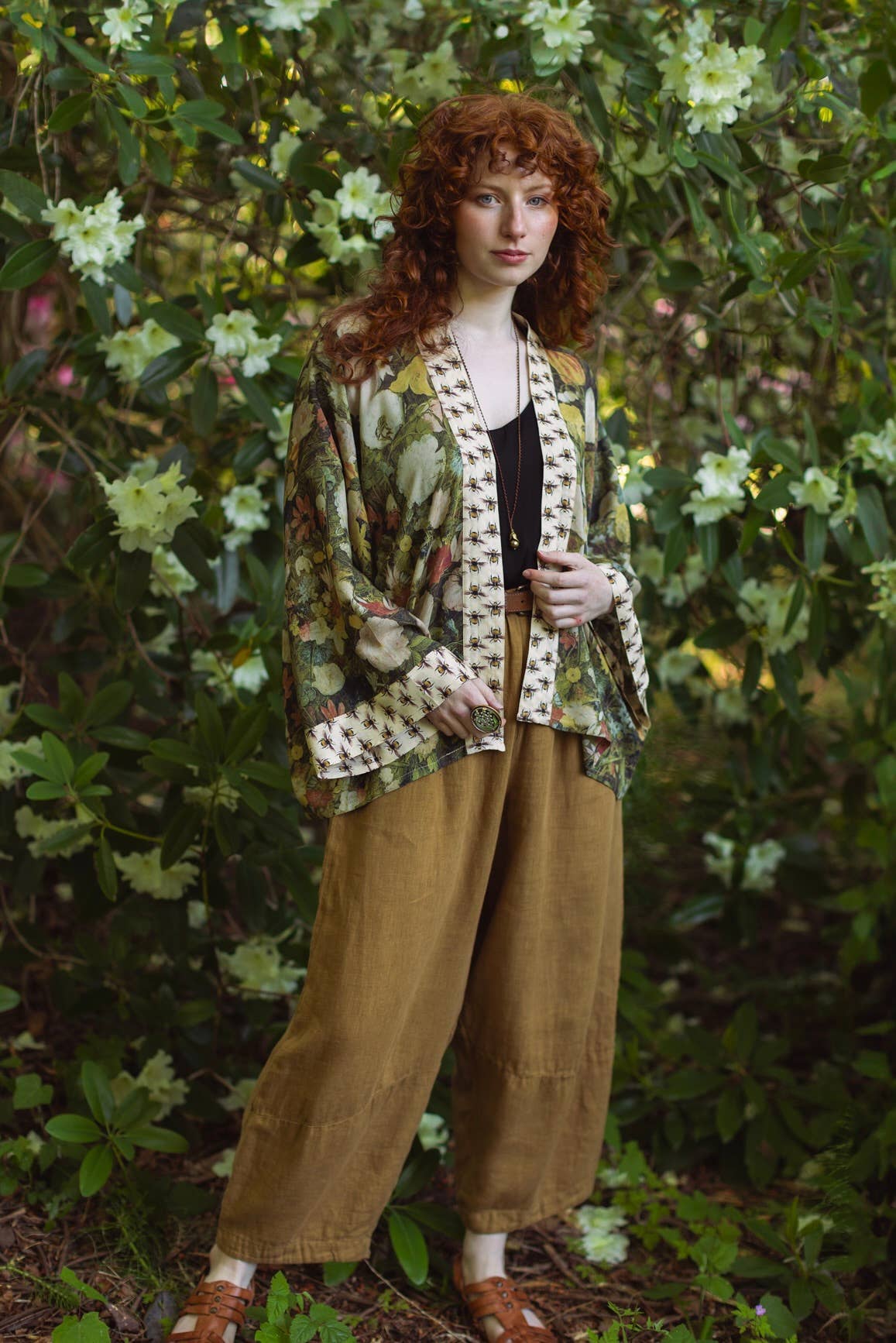 I Dream In Flowers Pixie Duster Cropped Kimono