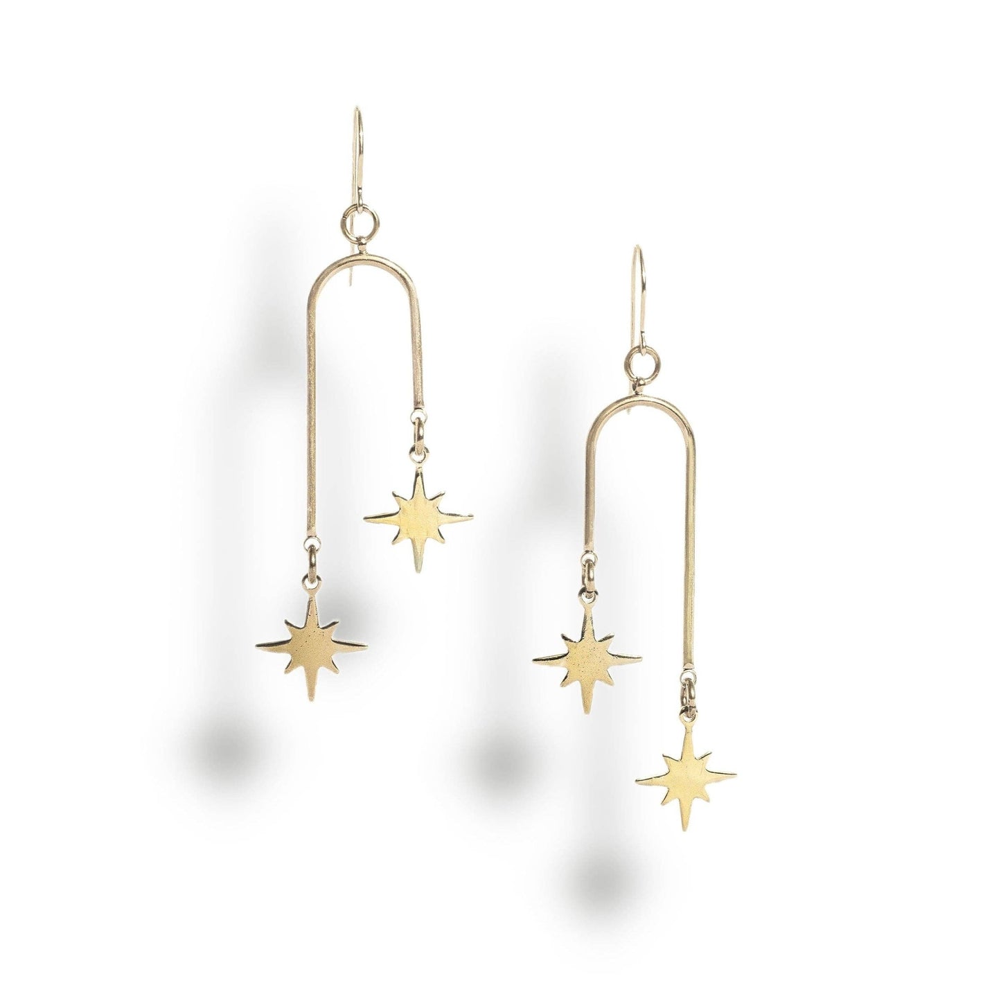 Arcata Star Earrings by While Odin Sleeps