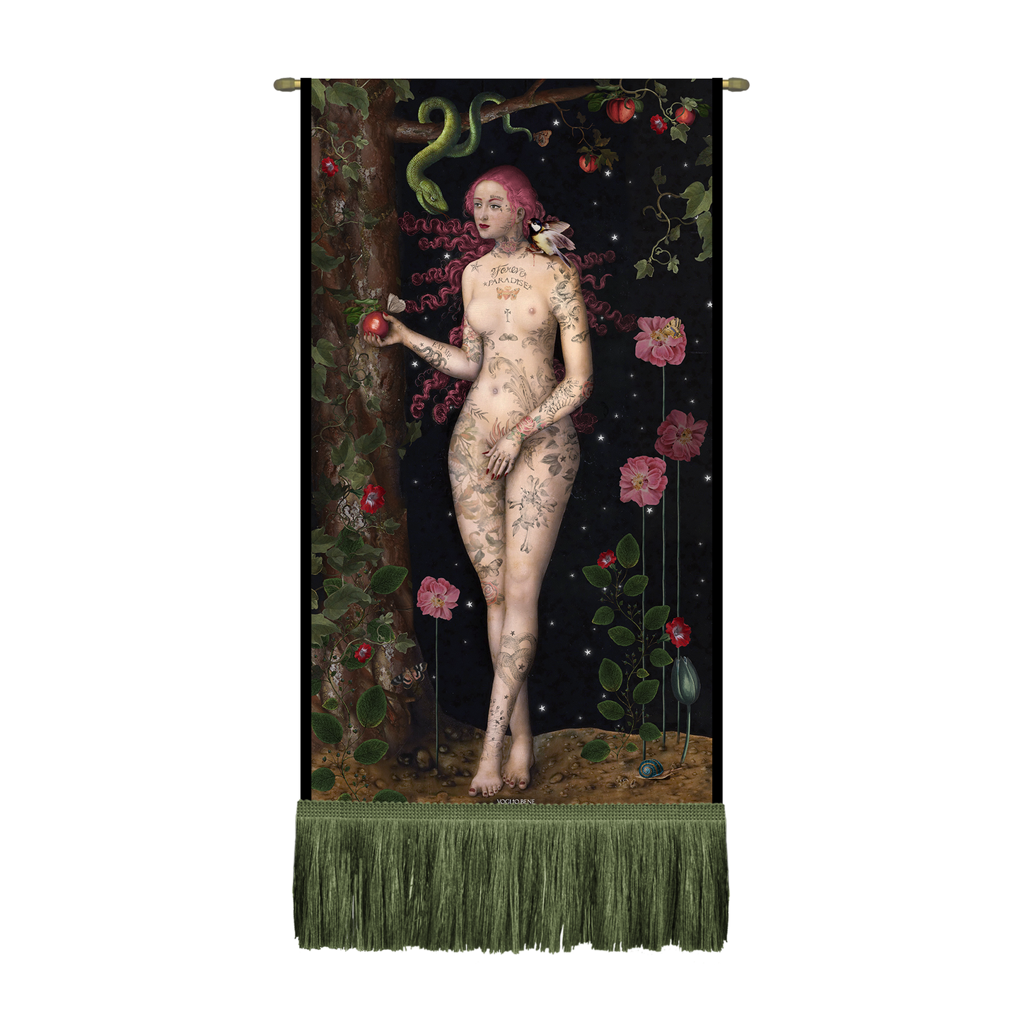 Eve Velvet Banner by Voglio Bene (15x28”)