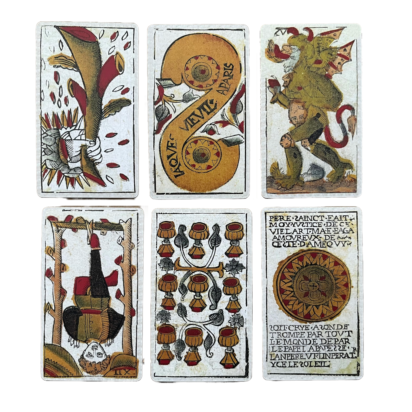 Tarot de Viéville Circa 1650 & Guide