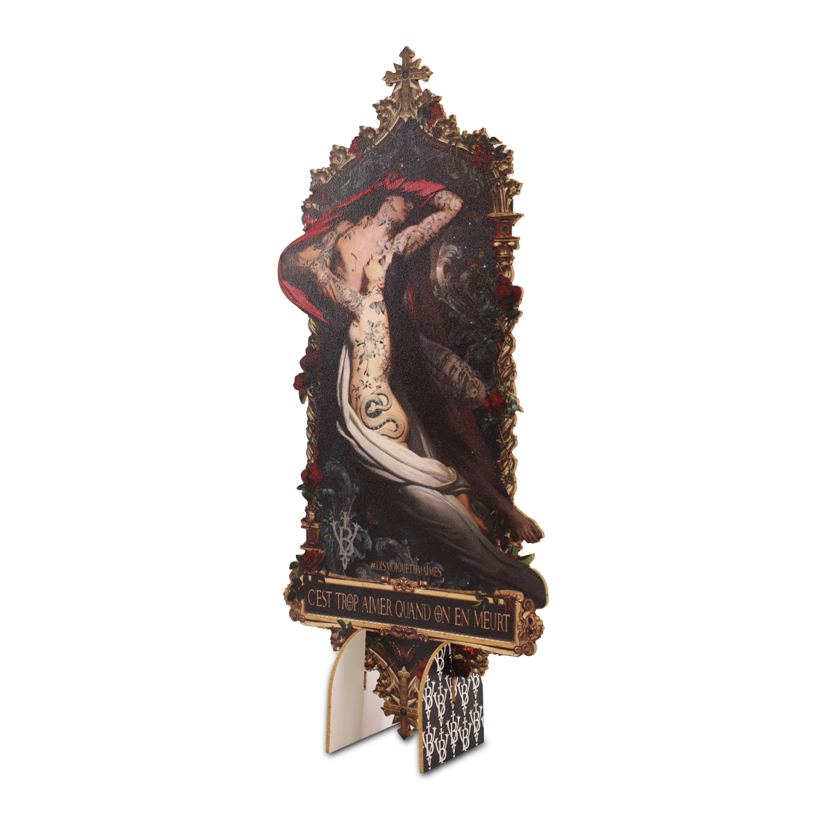 Francesca and Paolo Bookmark Silhouette