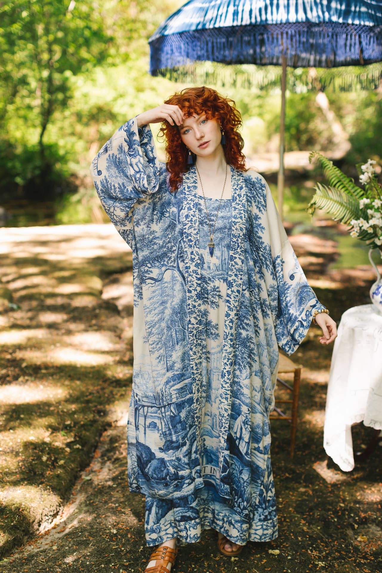 Let The Light In Opera Duster Kimono