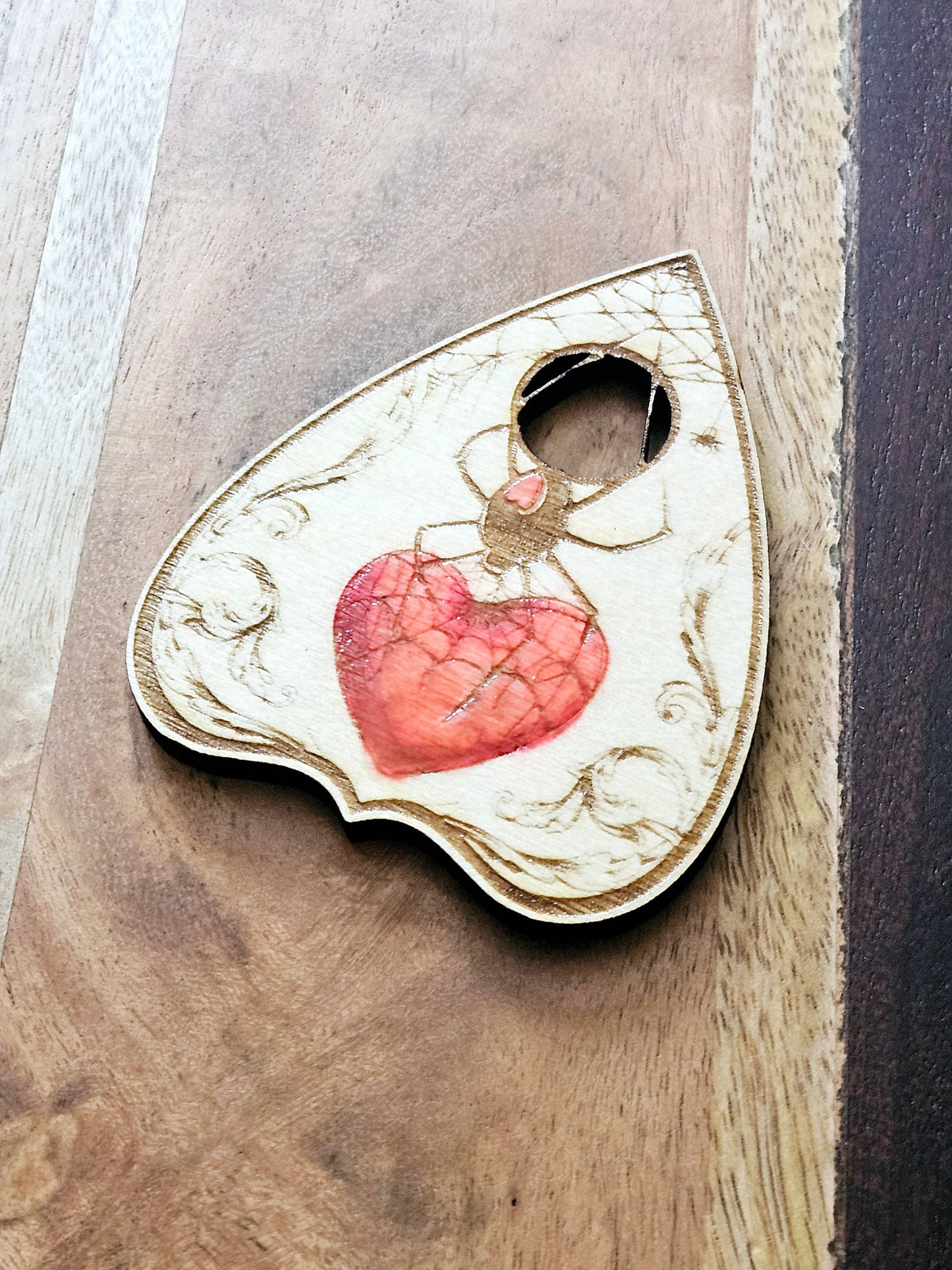 Tainted Love Spider Heart Ouija Spirit Board w/ Planchette