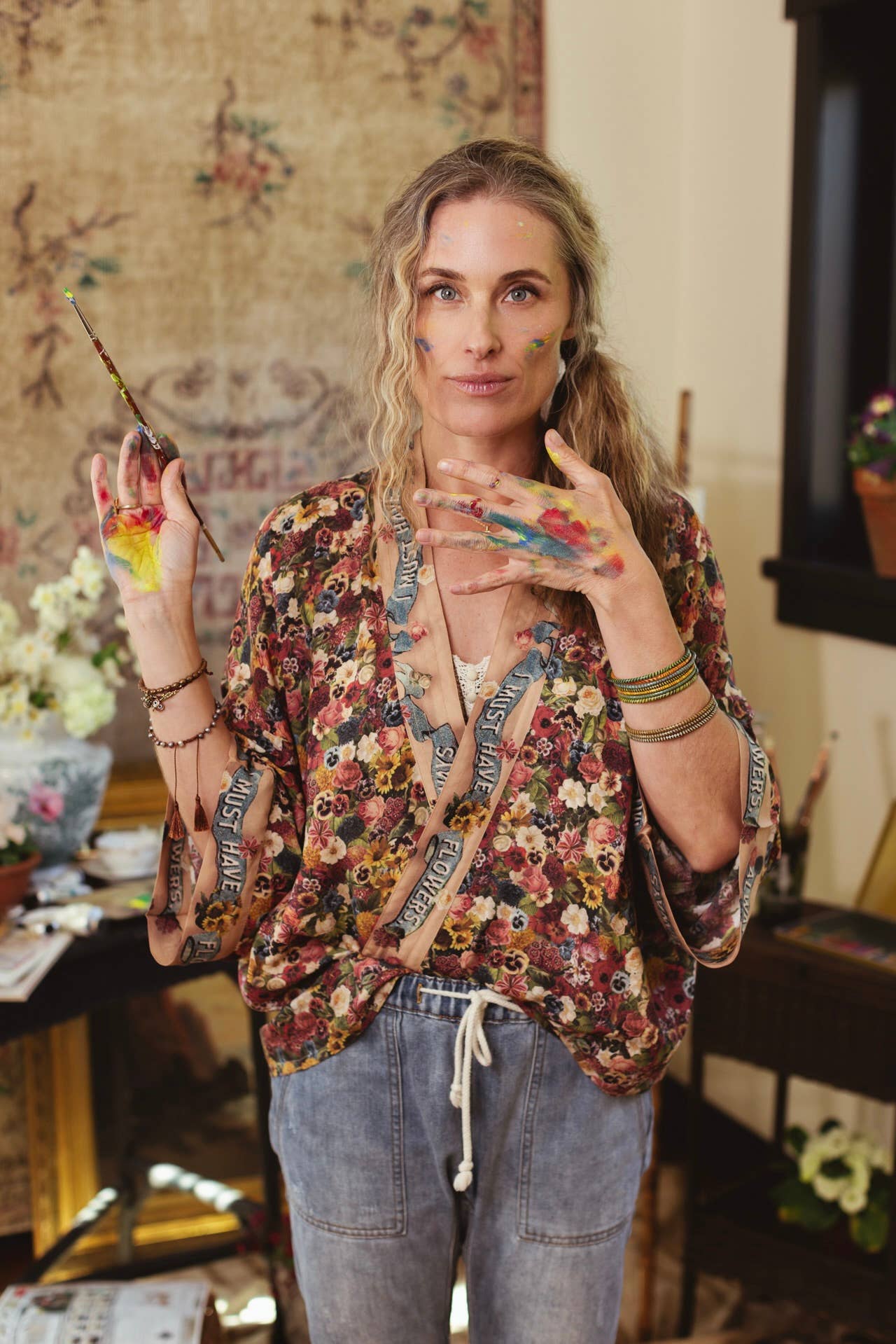 Art of Life Pixie Duster Cropped Kimono