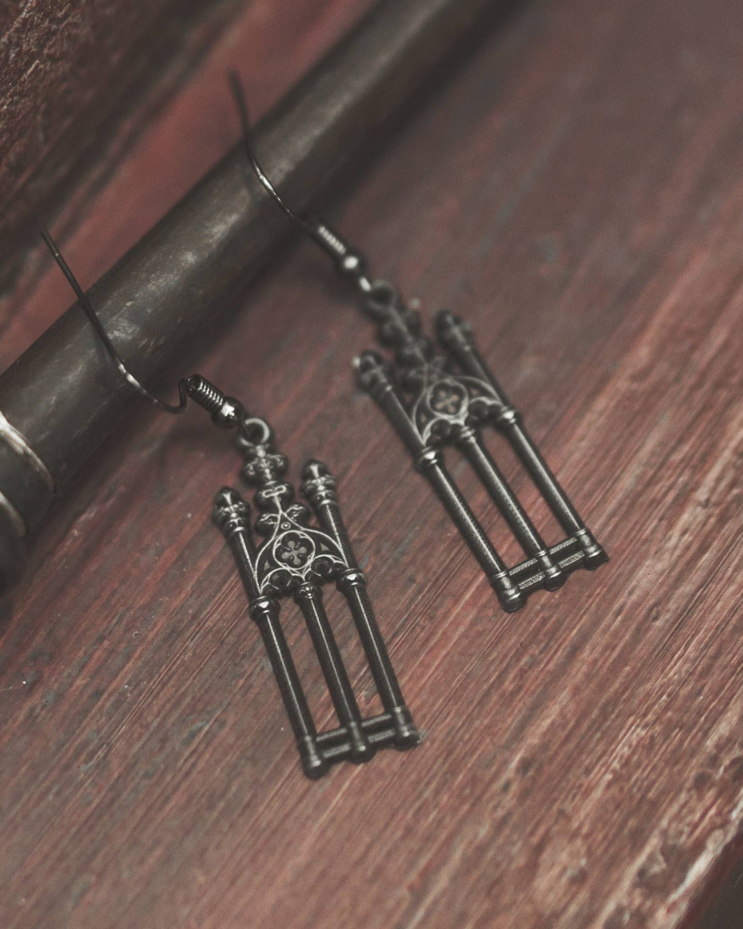Cemetery Gates Earrings by The Pretty Cult