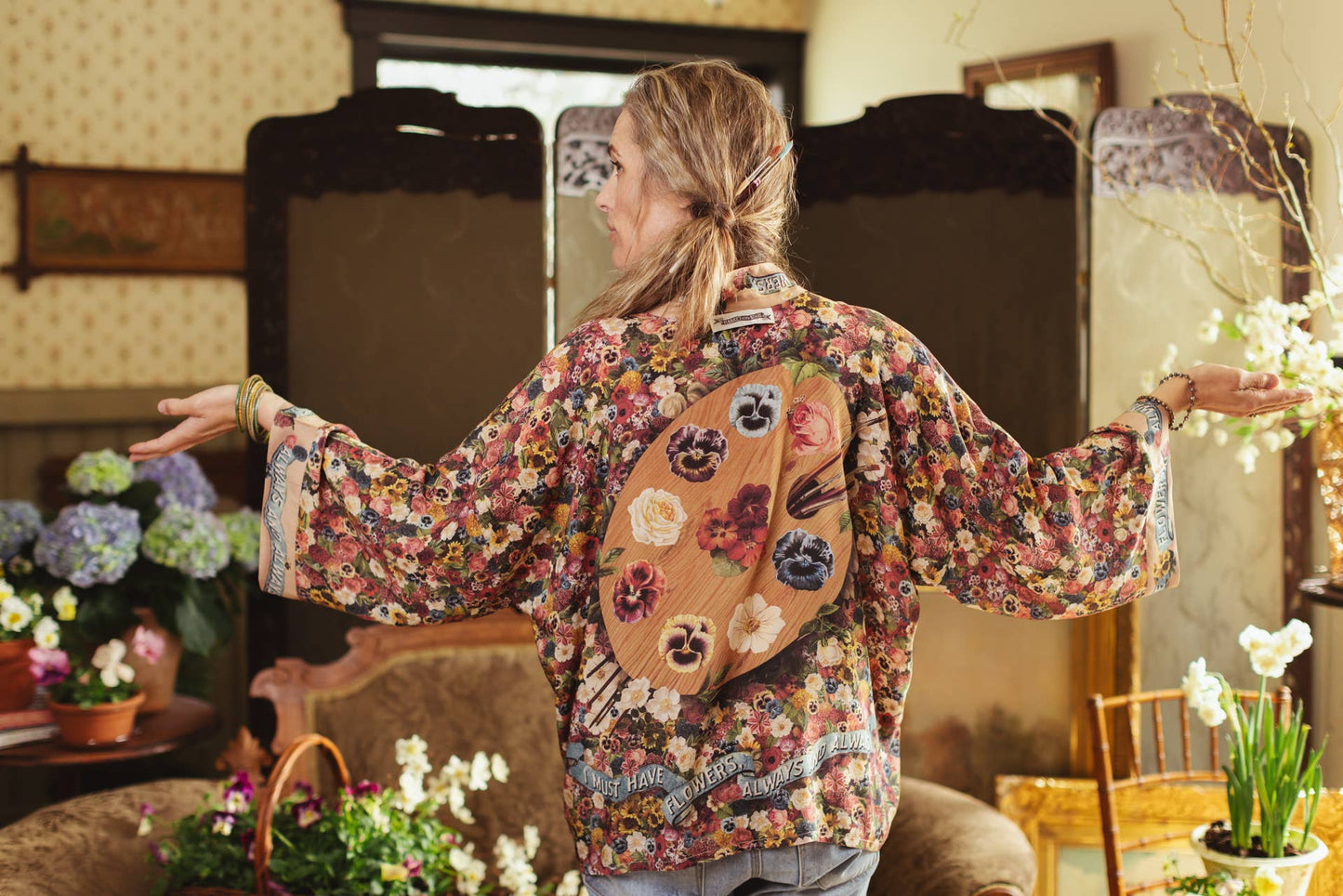 Art of Life Pixie Duster Cropped Kimono
