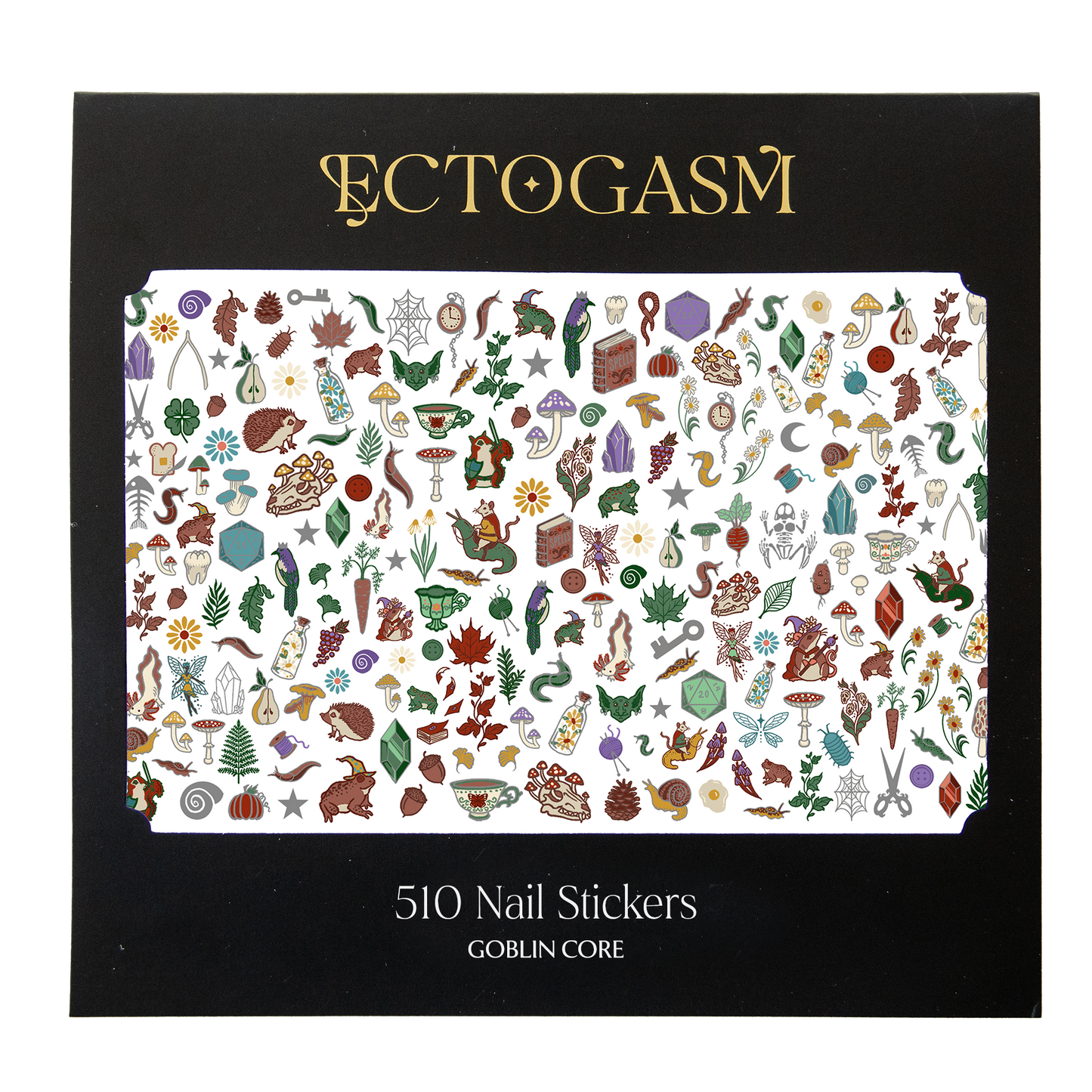Goblincore Nail Stickers by Ectogasm