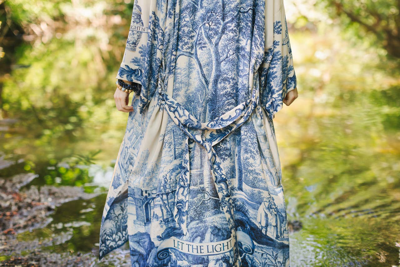 Let The Light In Opera Duster Kimono