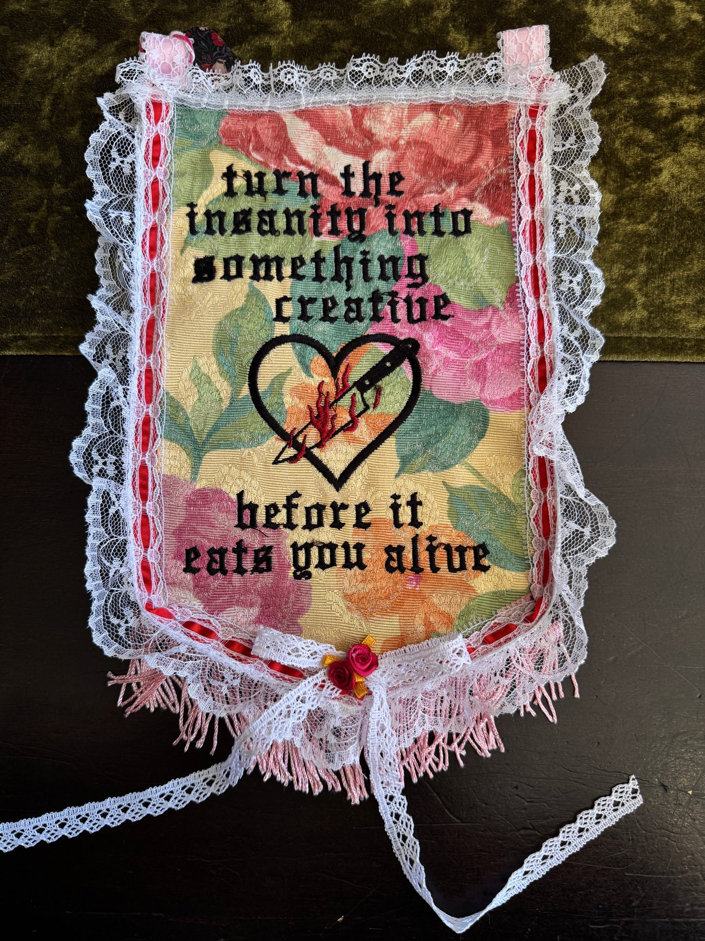 Turn the Insanity into Art Banner by Dirty Pillows