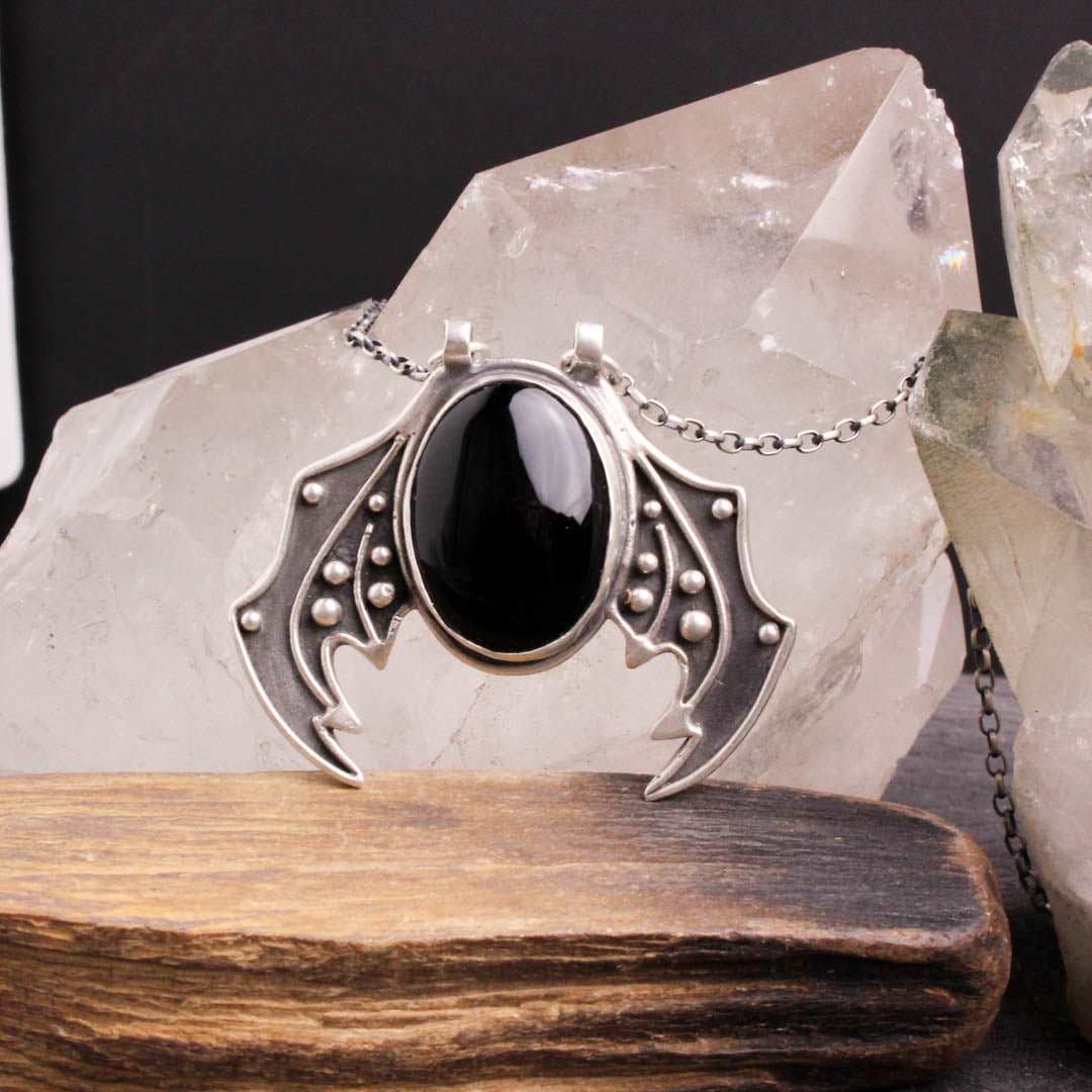 Winged Prophetess Necklace by Acid Queen Jewelry