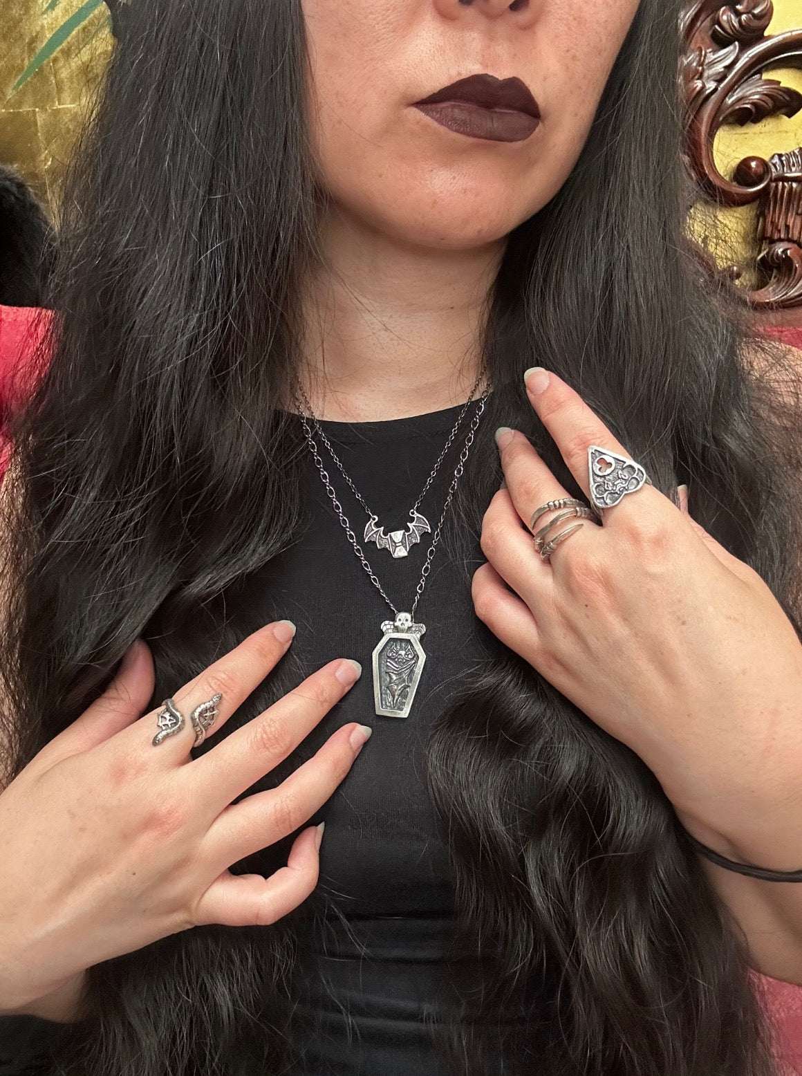 Memento Mori Coffin Necklace by Miyu Decay