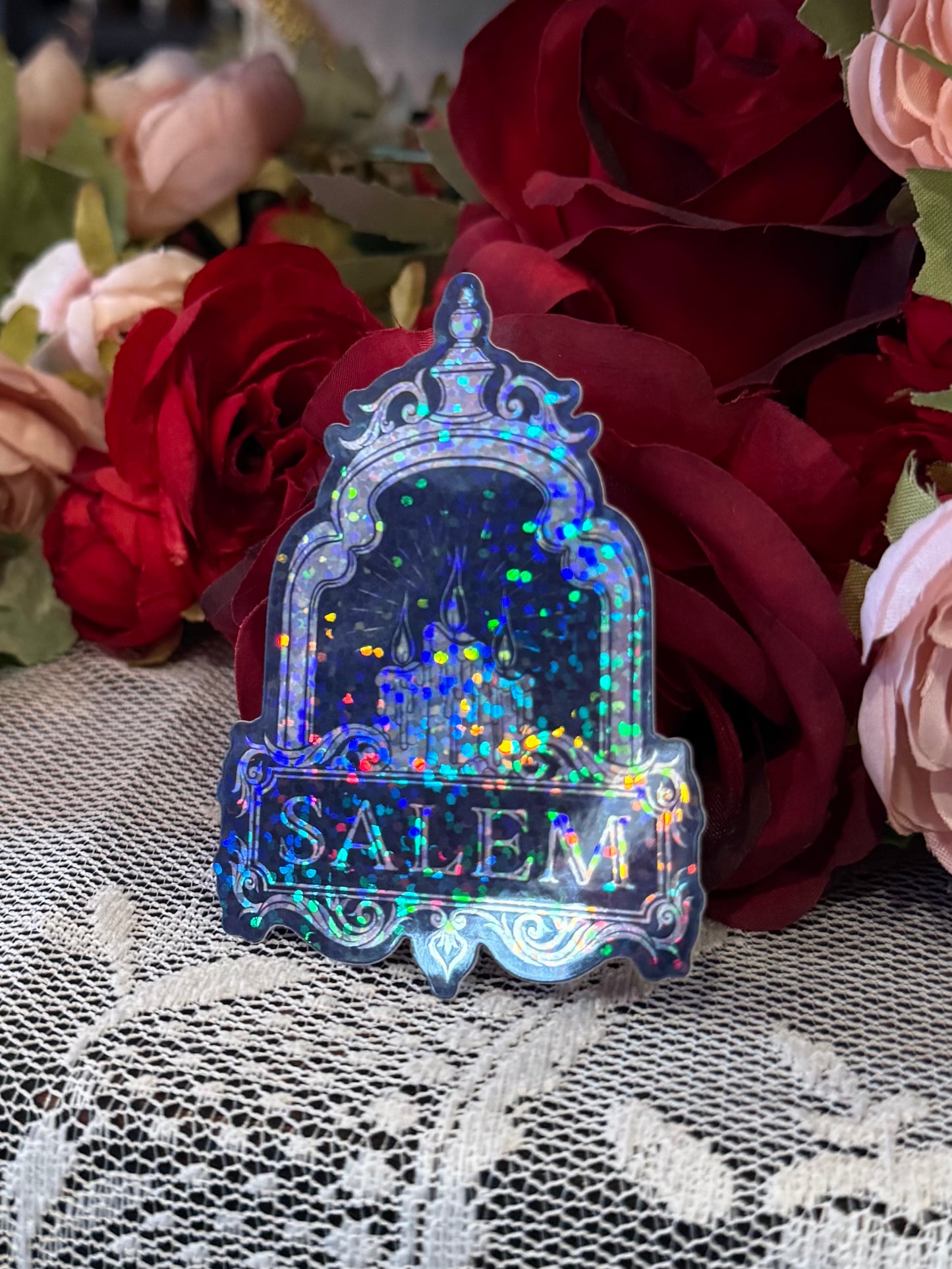 Nocturne Lantern Sticker - Salem Glitter!