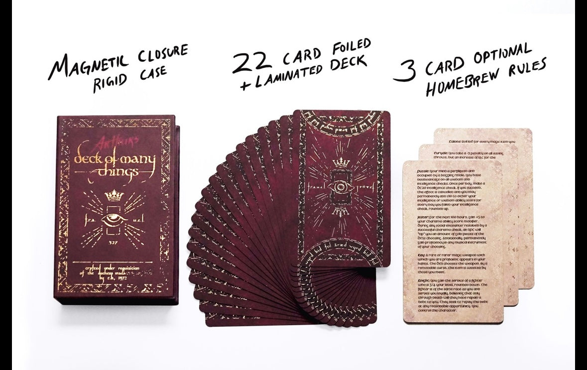 Arthur’s Deck of Many Things by Arthur Wang
