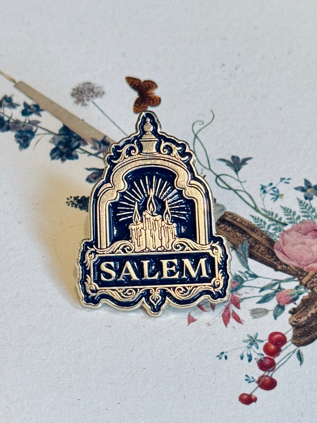 The Nocturne Salem Lantern Pin
