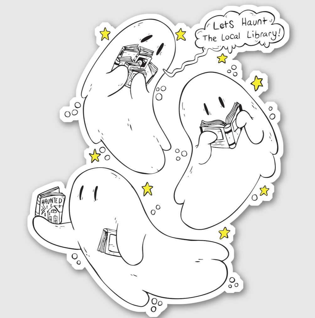 Shop the Collection - Still Dead Art Stickers by Salem Artist Melanie Christopher