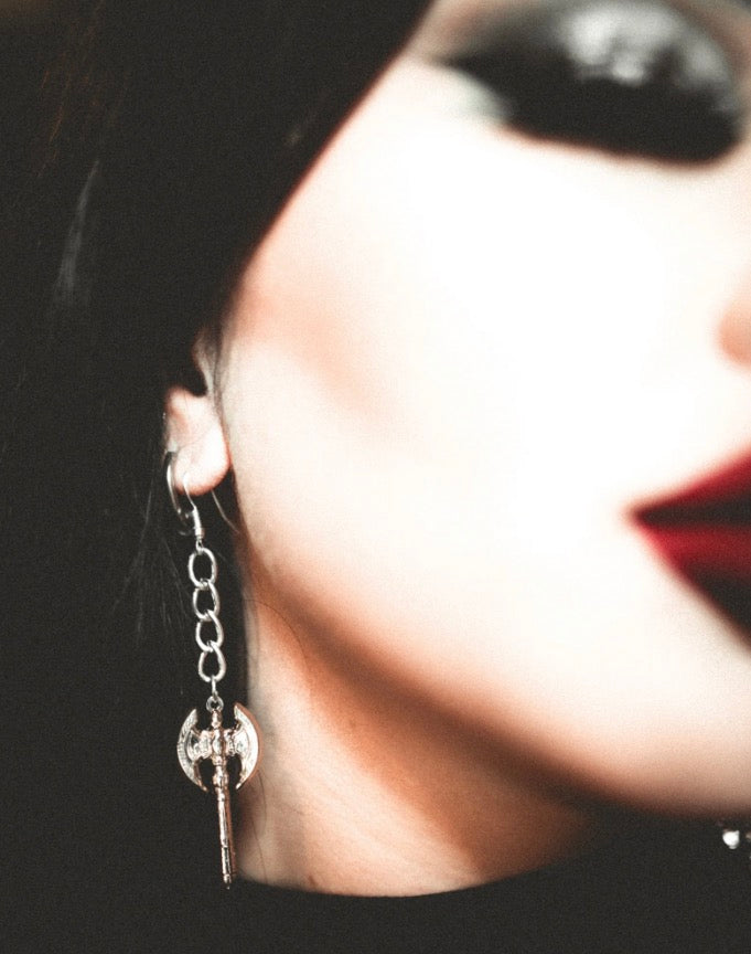 Berserker Axe Earrings by The Pretty Cult