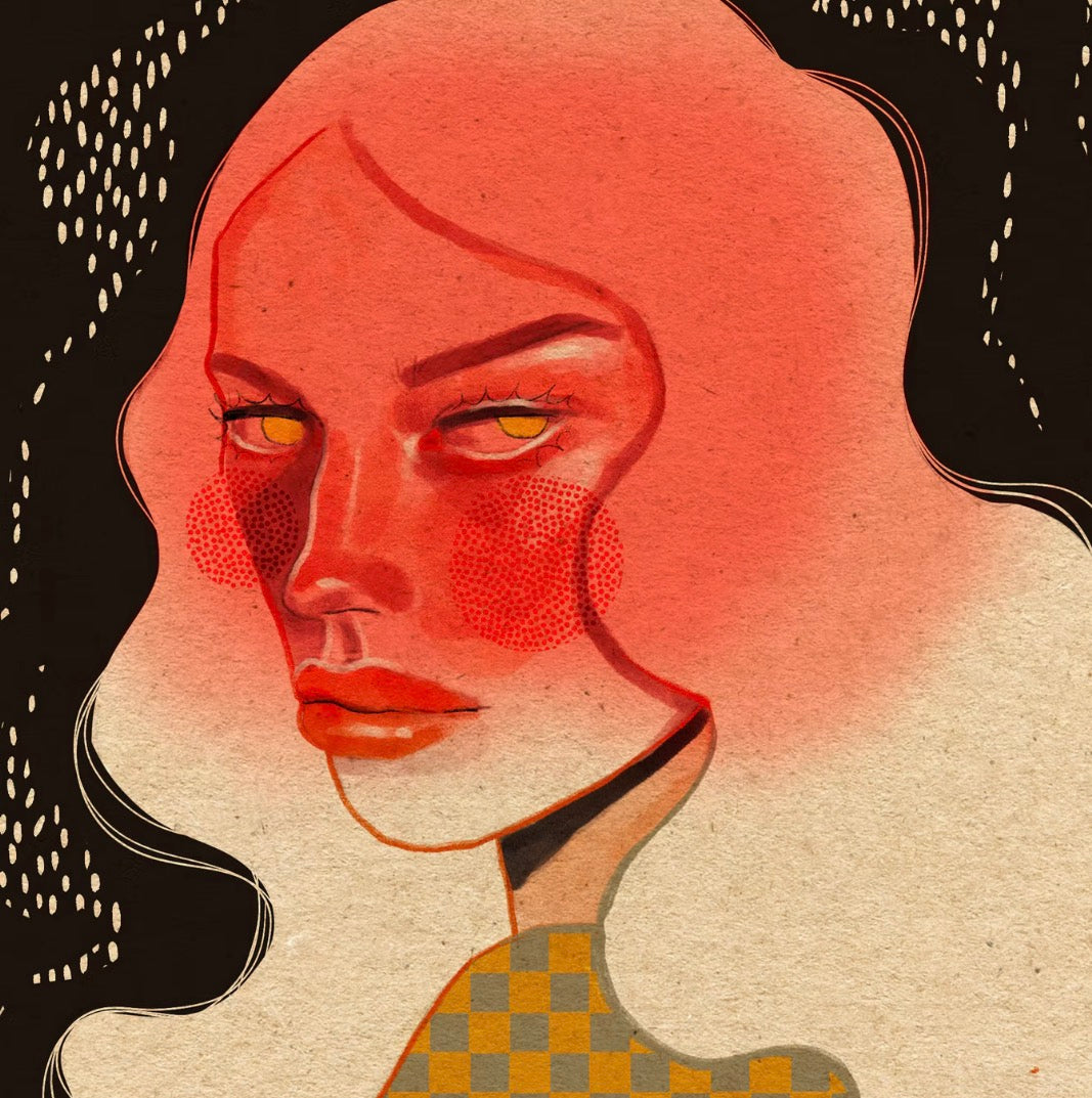 Headrush 8”x10” Art Print by Scarletchild