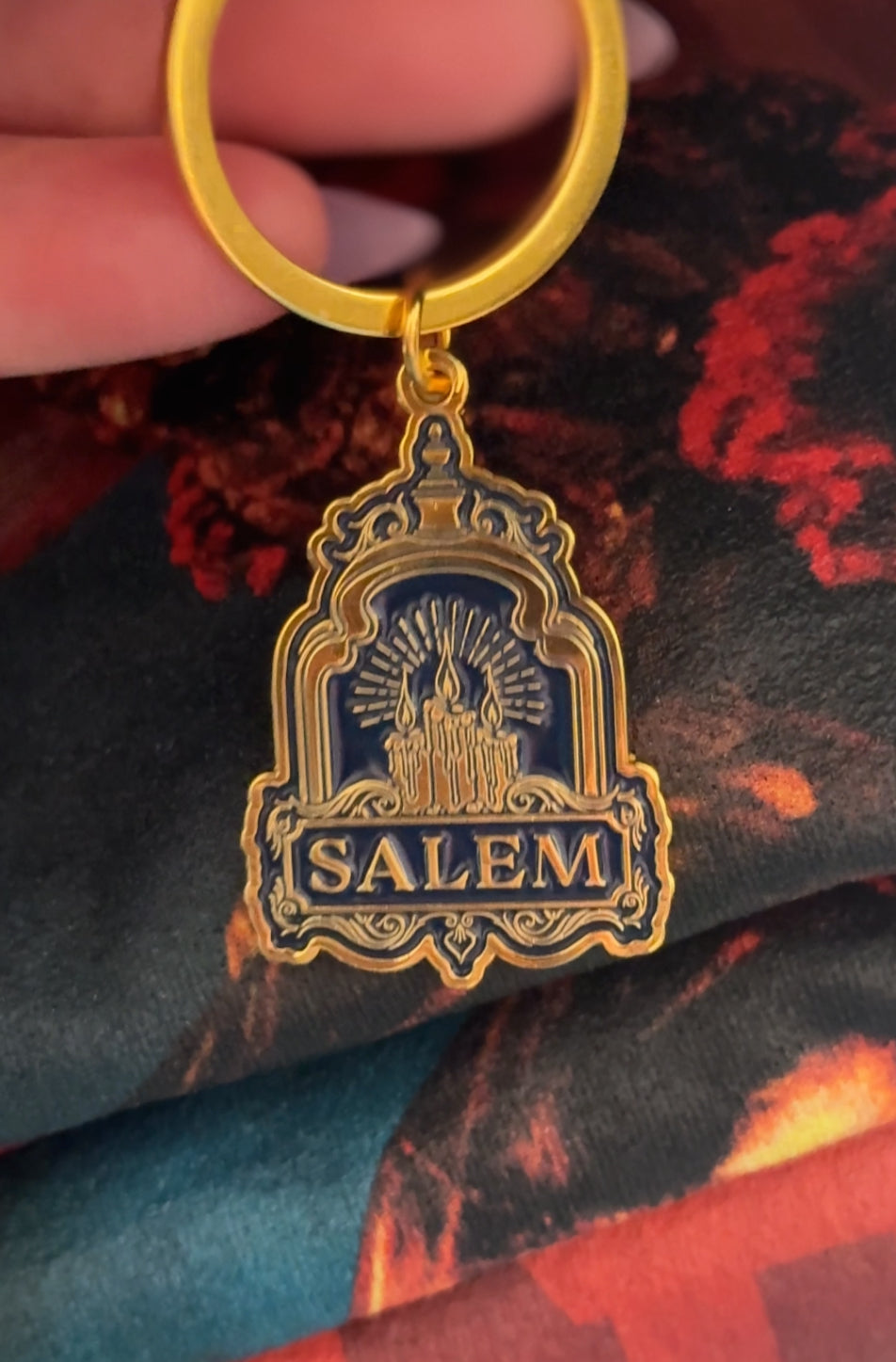 The Nocturne Salem Lantern Keychain
