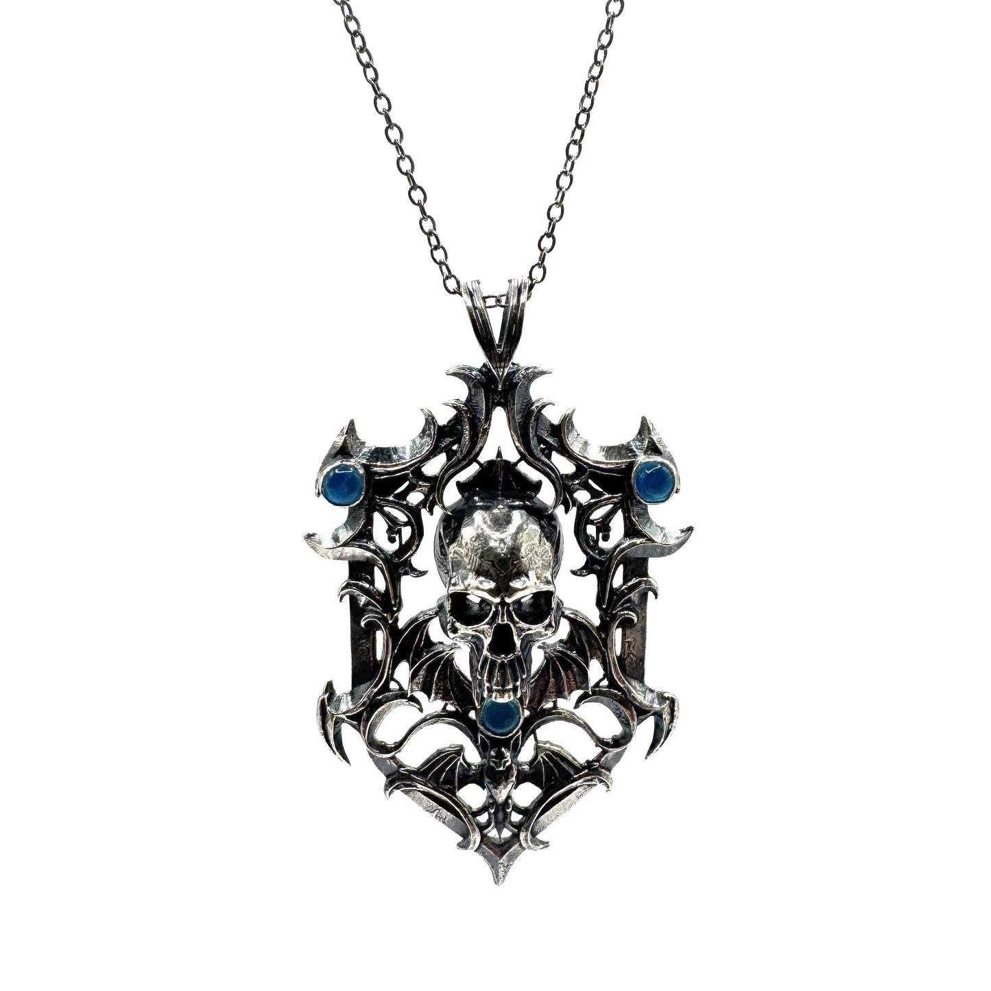 The Vampire's Tomb Pendant in Sterling Silver
