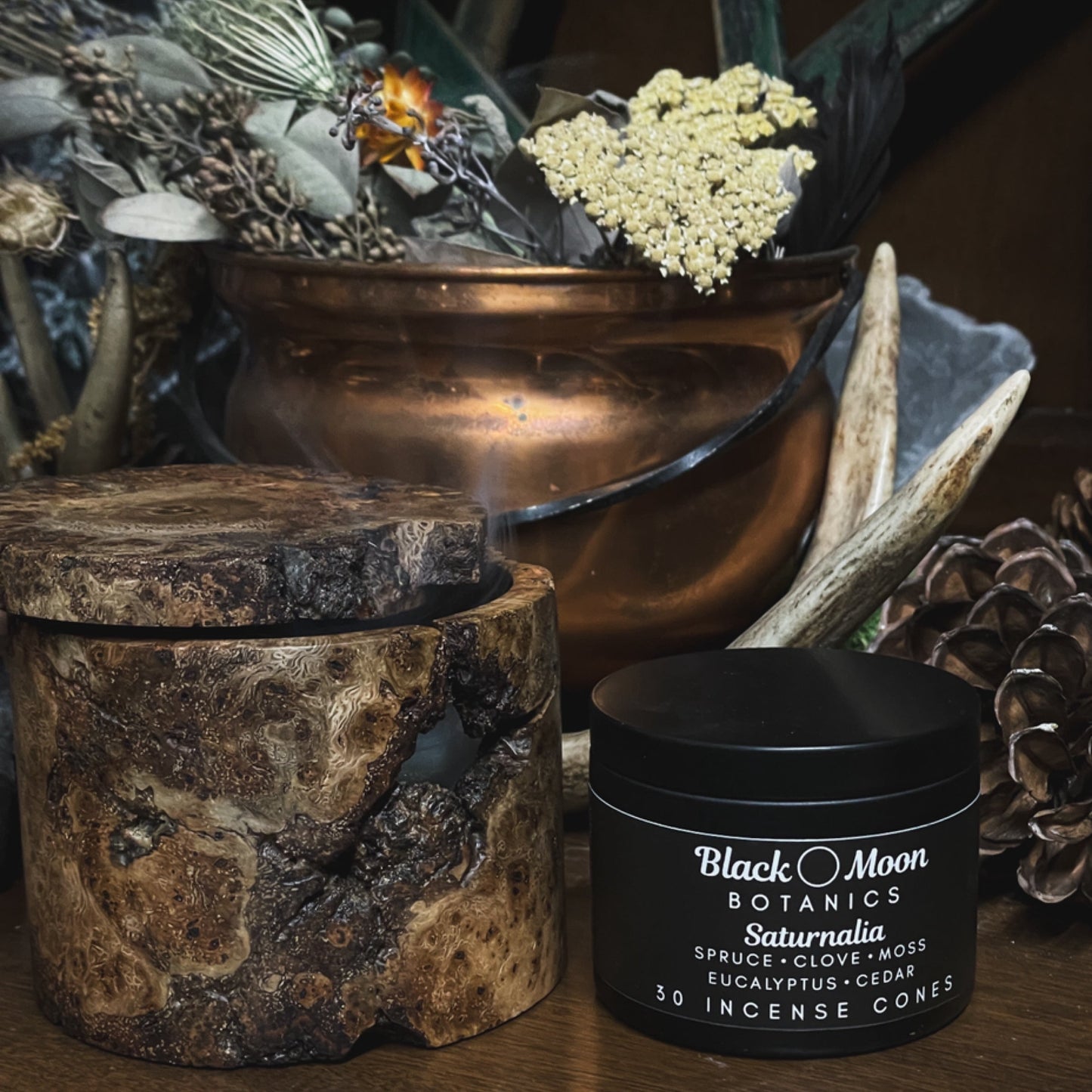 Saturnalia Incense Cones by Black Moon Botanics