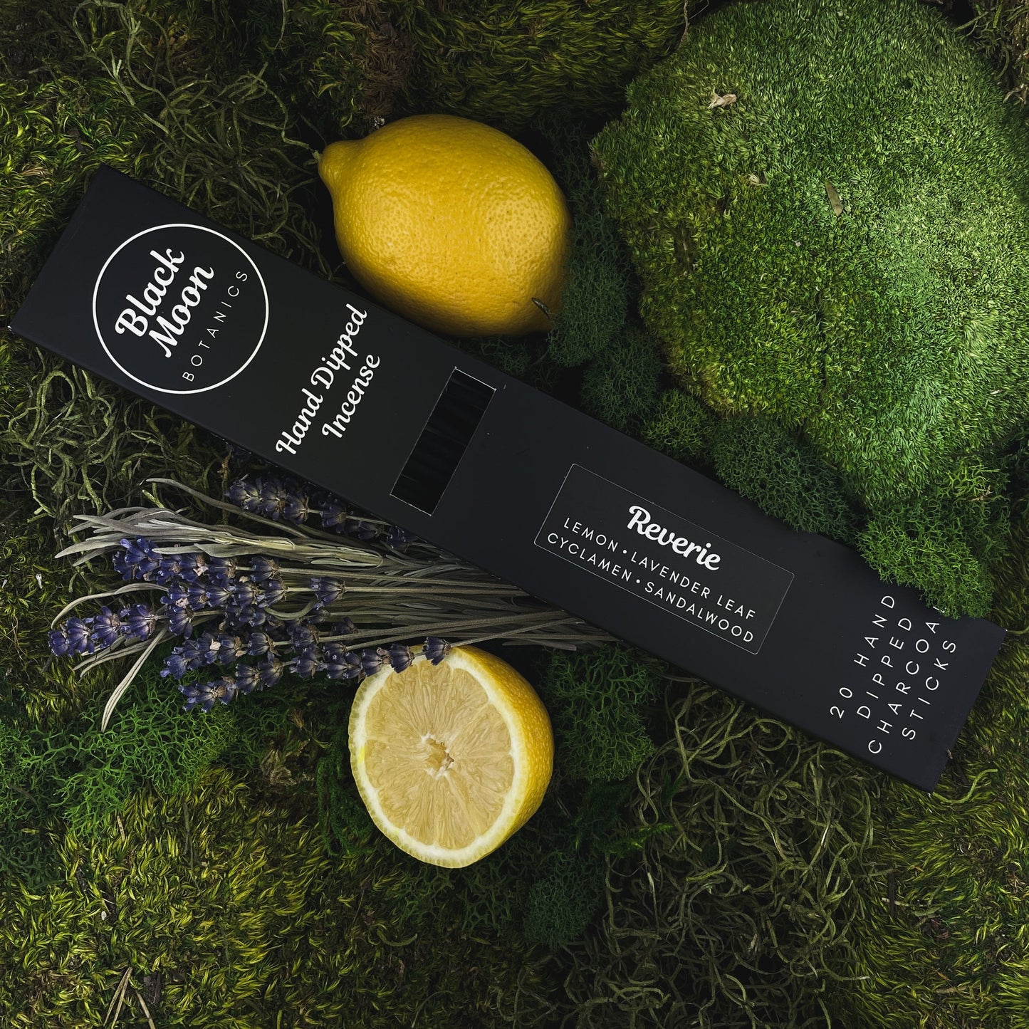 Reverie Hand Dipped Incense - Black Moon Botanics