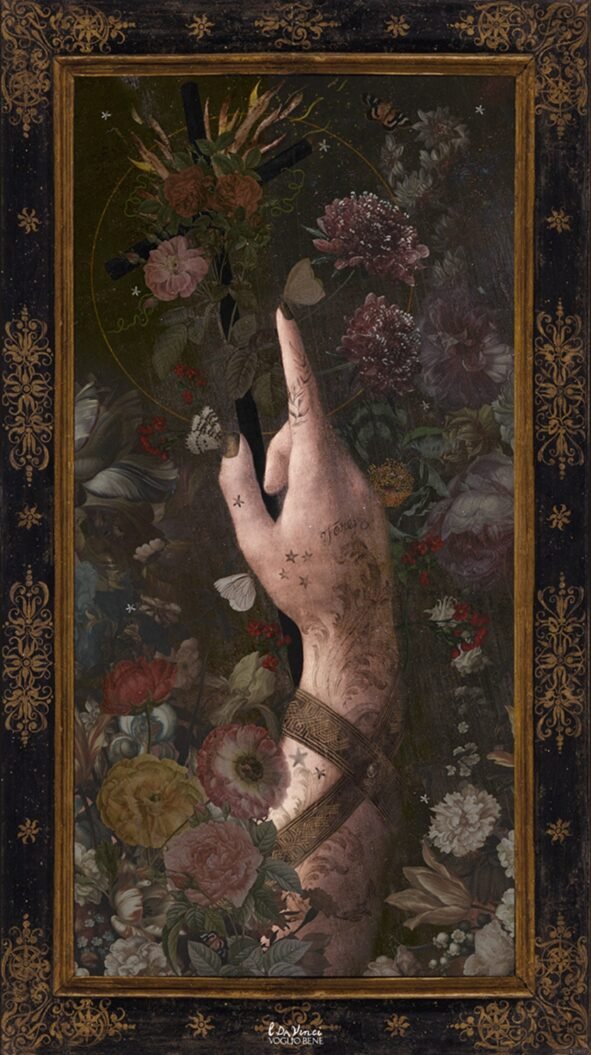 Il Battista Velvet Wall Tapestry by Voglio Bene (54x30”)