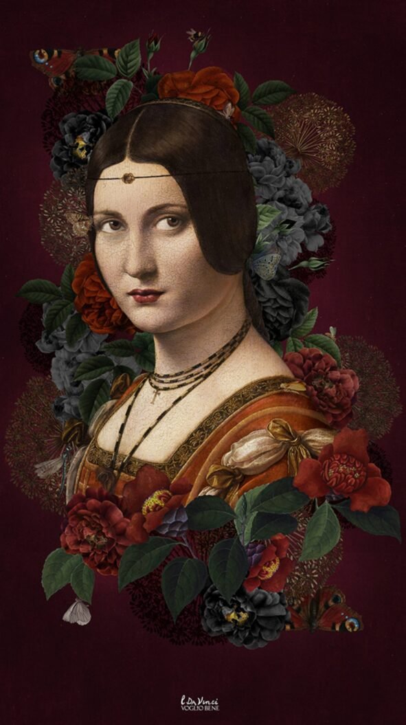 Bella Velvet Wall Tapestry by Voglio Bene (54x30”)