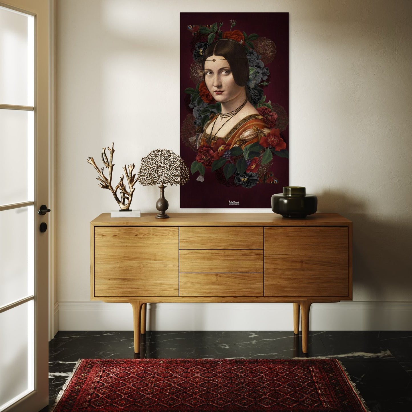 Bella Velvet Wall Tapestry by Voglio Bene (54x30”)
